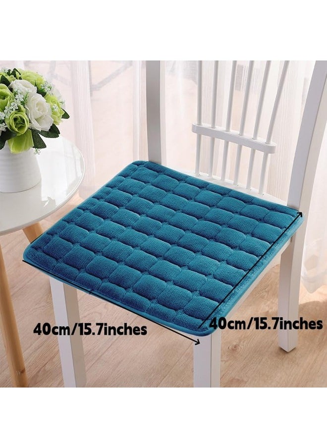 2PCS Square Chair Pads Seat Cushion with Ties, Indoor Seat Cushions Floor Chair Seat Pads Meditation Pillow Solid Comfortable Tufted Seat Cushion for Kitchen Dining Office Chair (Dark blue) - pzsku/Z27A2DEDBCC3294E8F7EFZ/45/_/1721638591/d584b54b-52c3-4754-9c57-5173ce099291