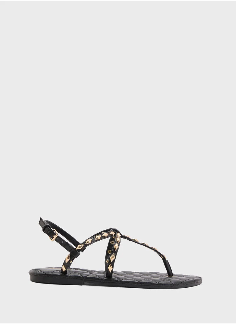 جينجر Studded Thong Sandal
