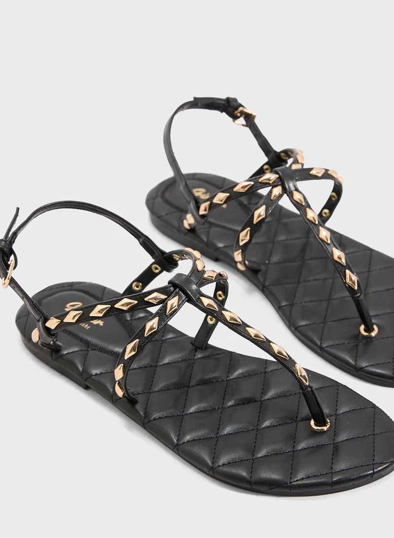 Ginger Studded Thong Sandal