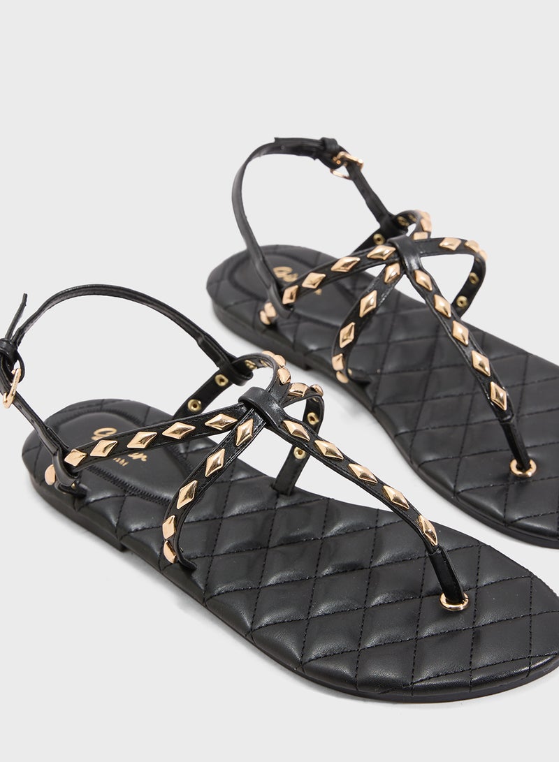 Ginger Studded Thong Sandal  - Image 4