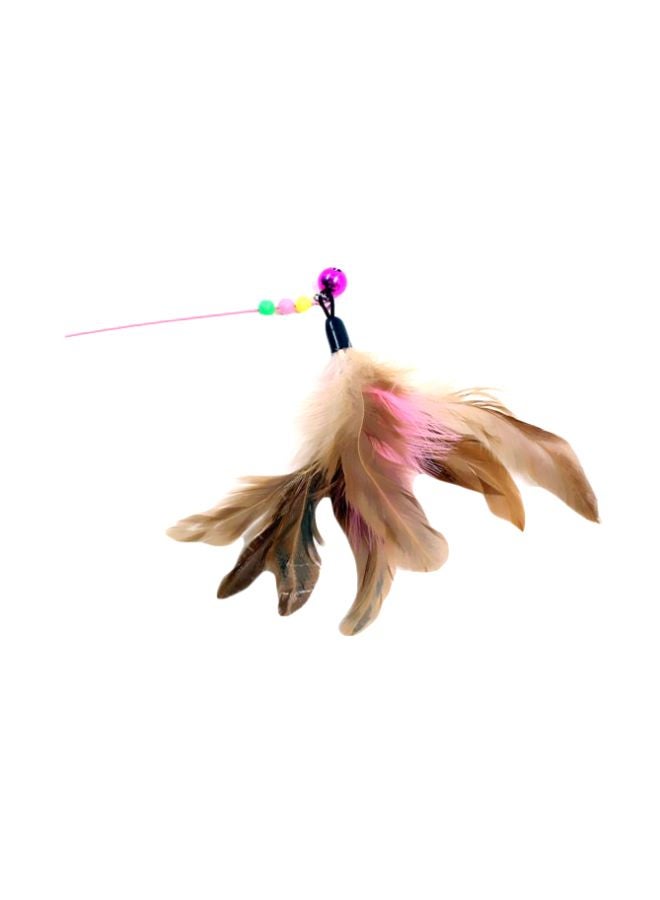 Feather Bells Interactive Toy Brown/Pink/Black