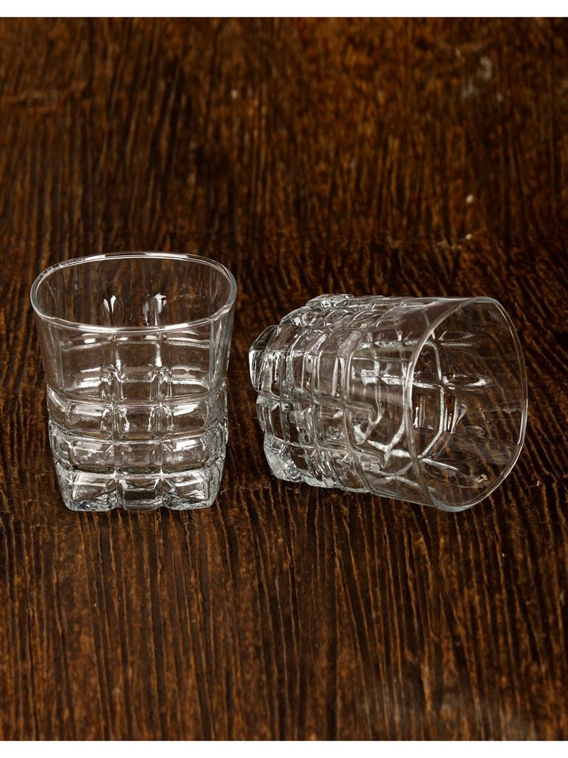 Somil Clear Elegance Timeless Glass Designs for Every Occasion 200 ml Capacity Pack of 4 Size 8 X 75 X 75 Cm - Image 2