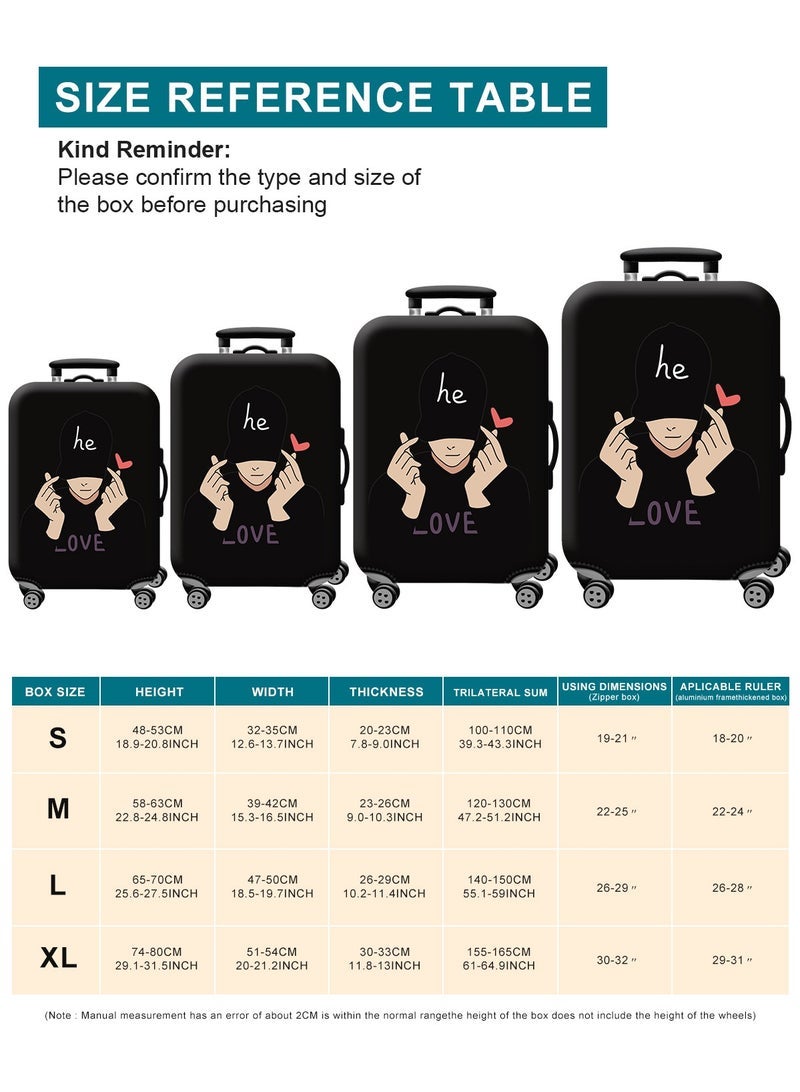 URbazaar Elastic Travel Luggage Cover Travel Suitcase Protective Cover for Trunk Case Apply to 18-30 inch luggage Suitcase Cover - Image 4