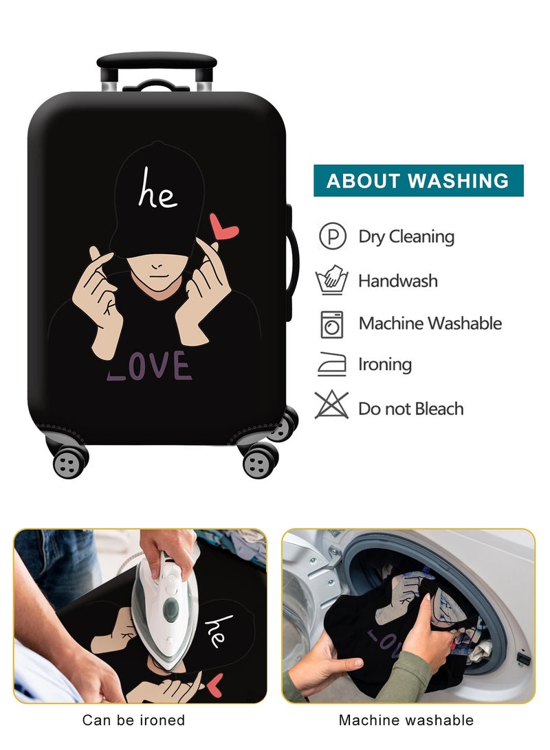 URbazaar Elastic Travel Luggage Cover Travel Suitcase Protective Cover for Trunk Case Apply to 18-30 inch luggage Suitcase Cover - Image 3