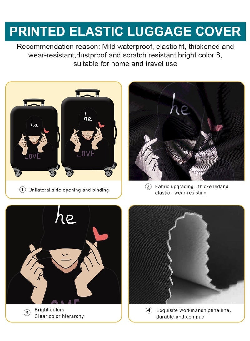 URbazaar Elastic Travel Luggage Cover Travel Suitcase Protective Cover for Trunk Case Apply to 18-30 inch luggage Suitcase Cover - Image 5