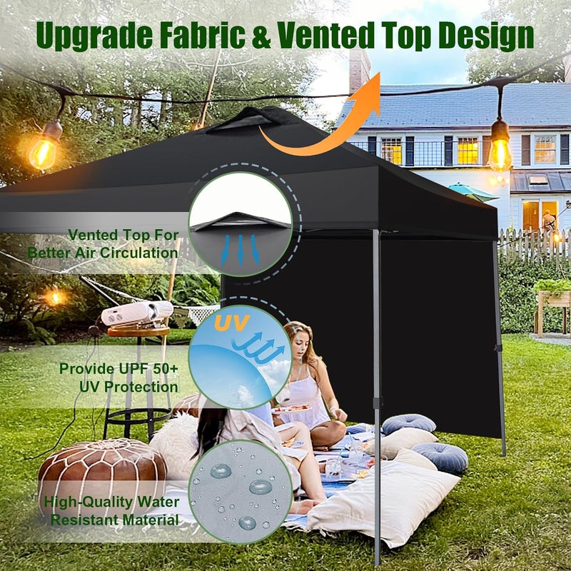 Eurmax USA NOMATTER ONE-Person Open&Close Pop Up Canopy Tent,Portable Shelter Canopy for Outdoor Events,Instant Canopies,Bonus 4 Sand Bags(10x10,White) - Image 5