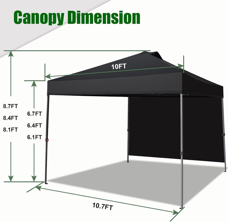 Eurmax USA NOMATTER ONE-Person Open&Close Pop Up Canopy Tent,Portable Shelter Canopy for Outdoor Events,Instant Canopies,Bonus 4 Sand Bags(10x10,White) - Image 4