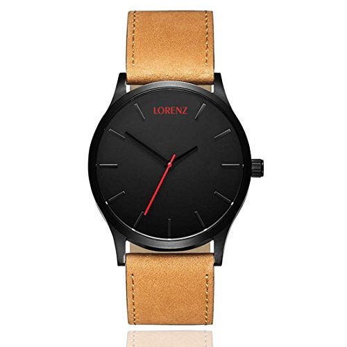 LORENZ Gift Set Combo of Tan Wallet and Watch for Men & Boys | CM-1049WL-TAN - Image 4