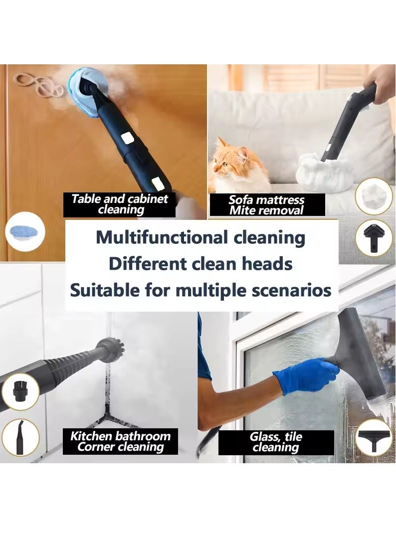 ET-LIFE Steam Cleaner, 2600W Steam Mop, 3.5 Bar Steam Pressure, 1.4 Liter Tank Capacity, High Temperature Kills 99.99% of Viruses & Bacteria - Image 2