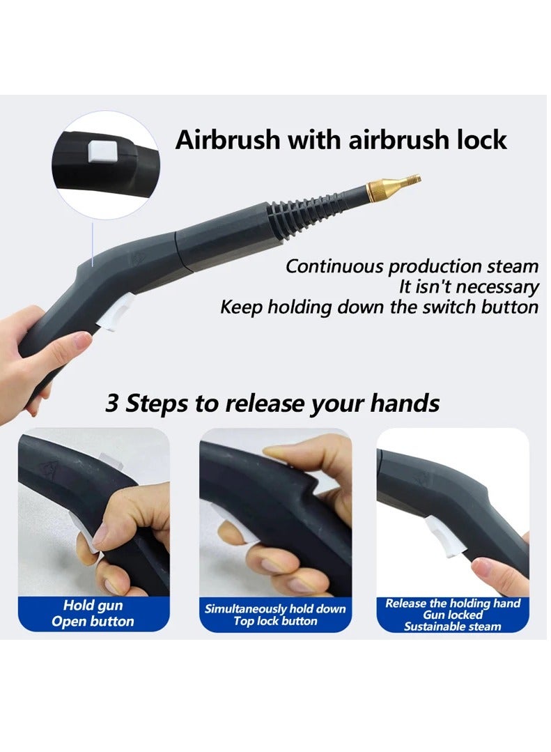 ET-LIFE Steam Cleaner, 2600W Steam Mop, 3.5 Bar Steam Pressure, 1.4 Liter Tank Capacity, High Temperature Kills 99.99% of Viruses & Bacteria - Image 4