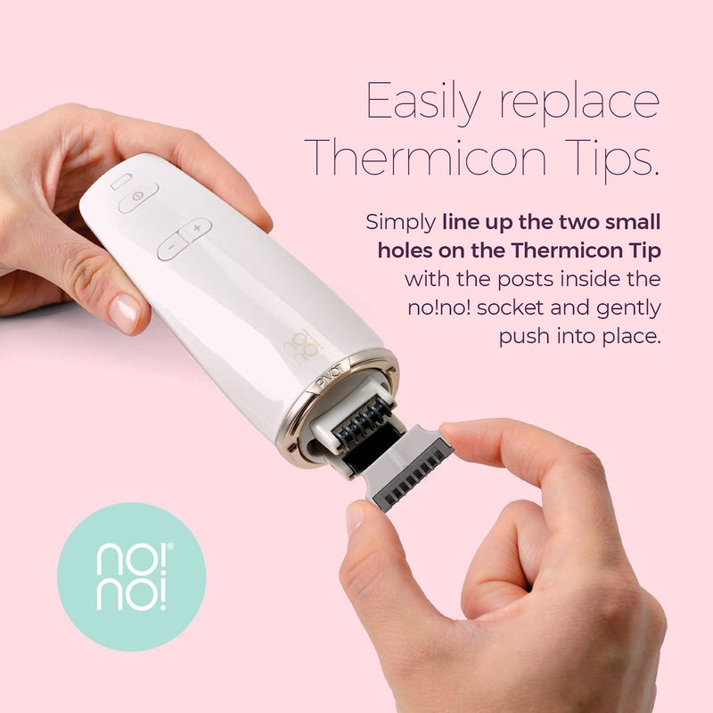 no!no! Pivot by No!No! The Ultimate Hair Removal System for Face and Body - Works Easily and Painlessly for Long Lasting  Semi-Permanent Results - Image 3
