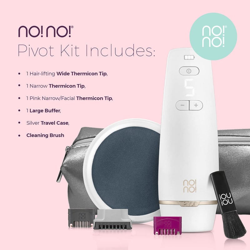 no!no! Pivot by No!No! The Ultimate Hair Removal System for Face and Body - Works Easily and Painlessly for Long Lasting  Semi-Permanent Results - Image 2