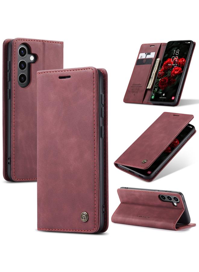 CaseMe Case For Samsung Galaxy S24 FE 5G 013 Multifunctional Horizontal Flip Leather Phone Case - Image 1