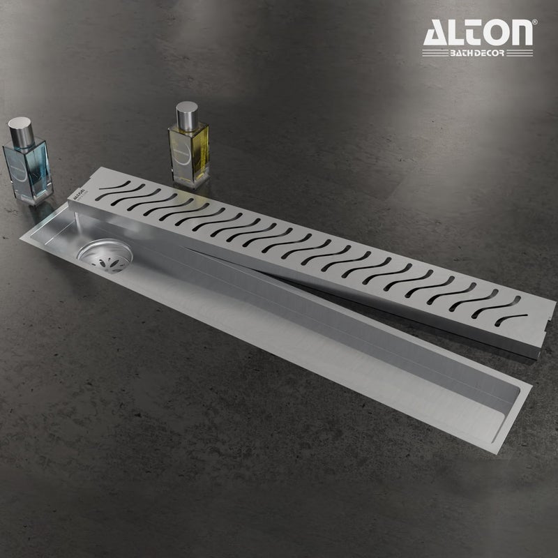 Alton ألتون ALD1016، درجة SS-304، 24 بوصة، مصفاة دش الحمام مع فخ الصراصير، غير لامع - Image 4