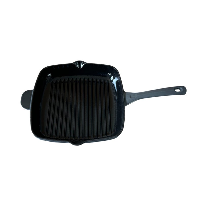 Rossetti Gusto Cast Iron 26cm Highgrove Grey Grill Pan Cookware - Image 3