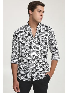 Slim Fit Black Printed Shirt 8EC02AP12259D - pzsku/Z27A39D42F905D1EFD4A3Z/45/_/1727705067/15f9aa43-976b-4856-a255-595660ad4c03