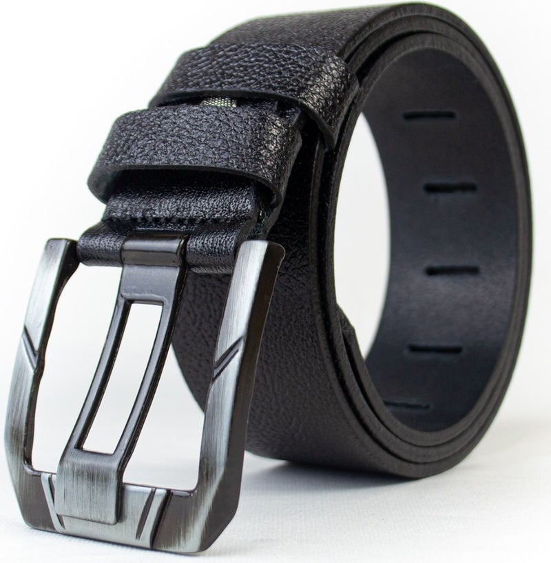 Gayış Special Oval Boxed Buffalo Leather Men's Jeans Trouser Belt Gift Dowry Belt  - Image 1