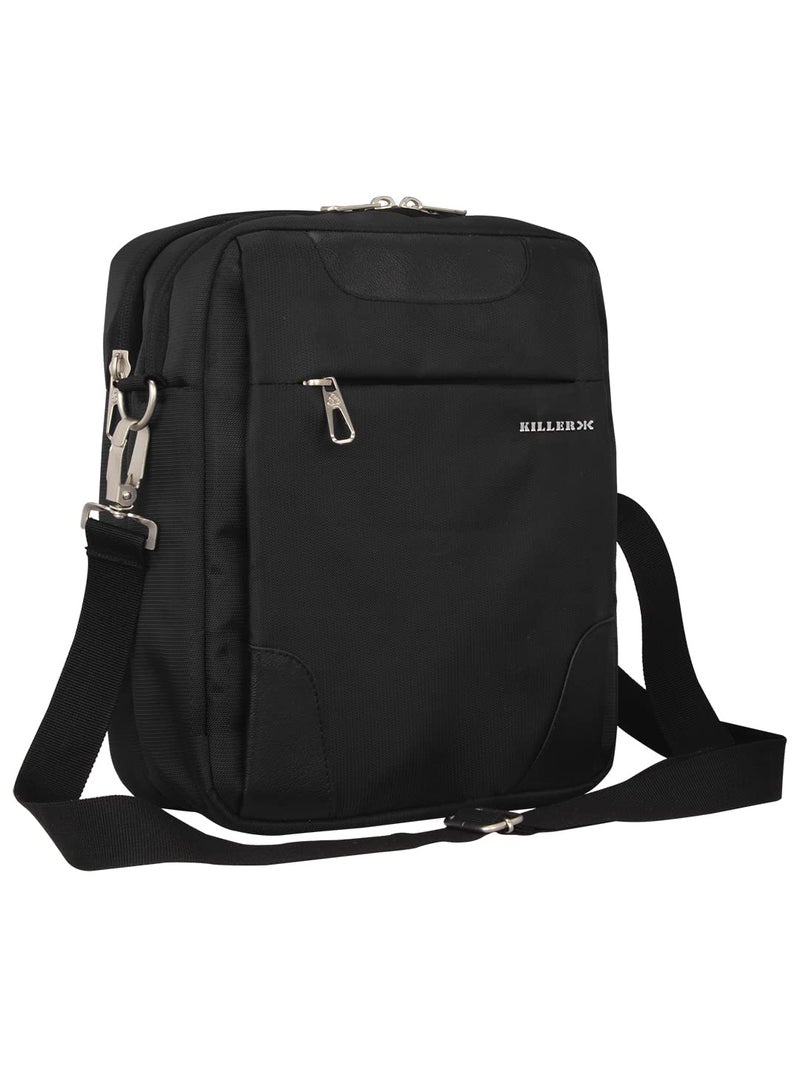 KILLER Traviti Black Casual Travel Sling Bag - Image 1