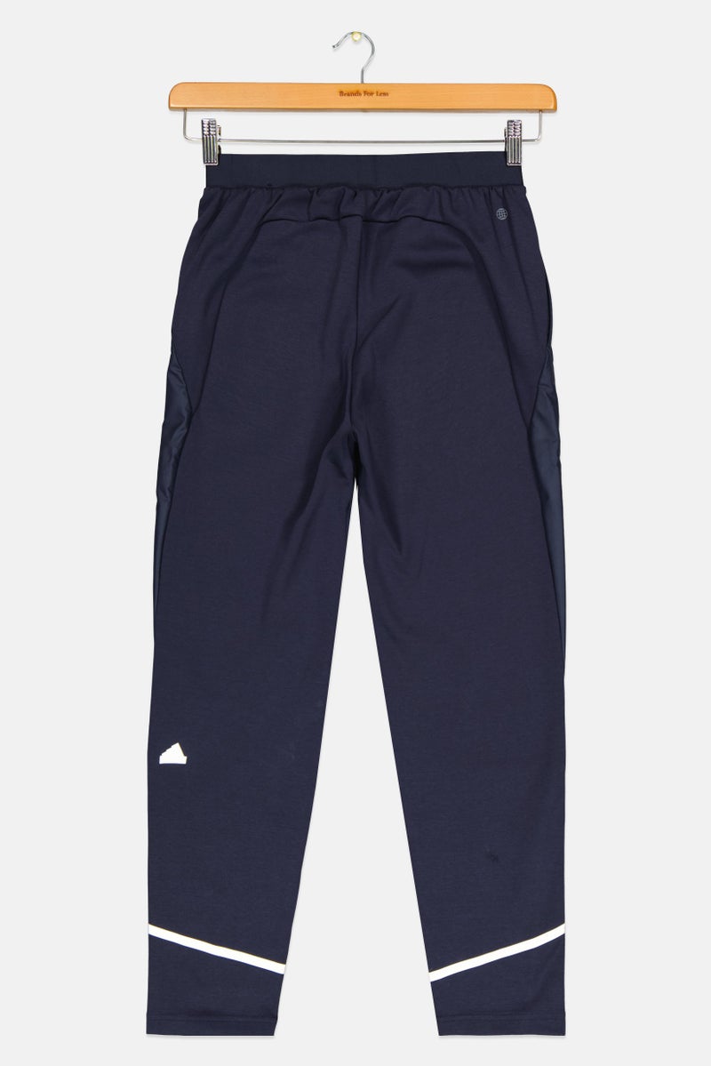 Adidas Kids Boy Slim Fit Training Track Pants, Navy  - Image 2