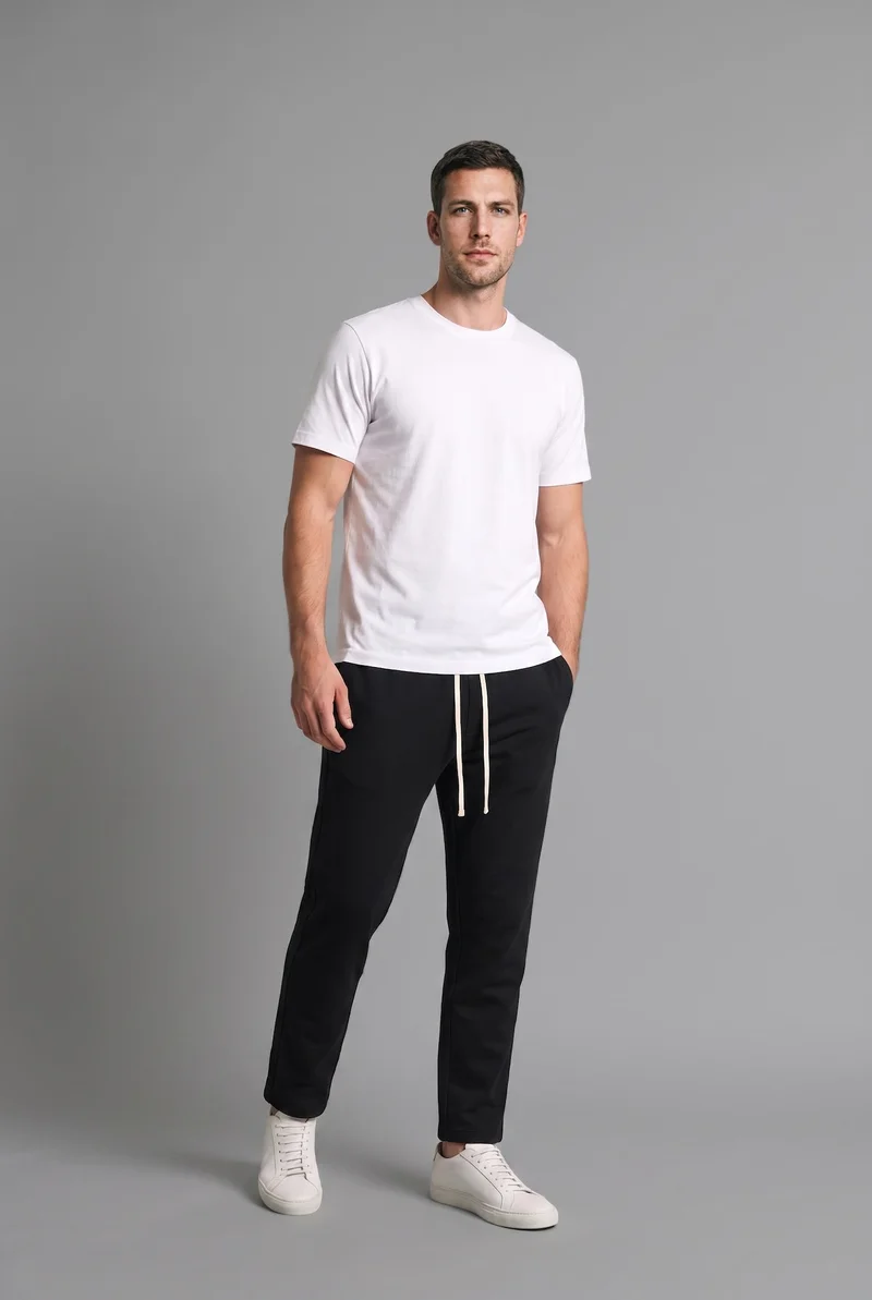 ديفاكتو Regular Fit Straight Leg Sweatpants