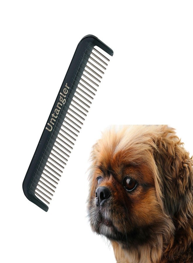 Untangler Pet Comb for easy mat removal (5", Smokey Black) - Image 1