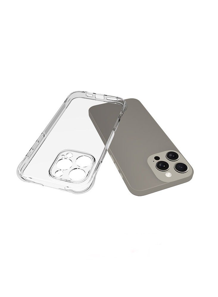 يوارب كينج جراب خلفي شفاف ناعم مرن TPU مضاد للصدمات لهاتف ايفون 16 برو ماكس - Image 2