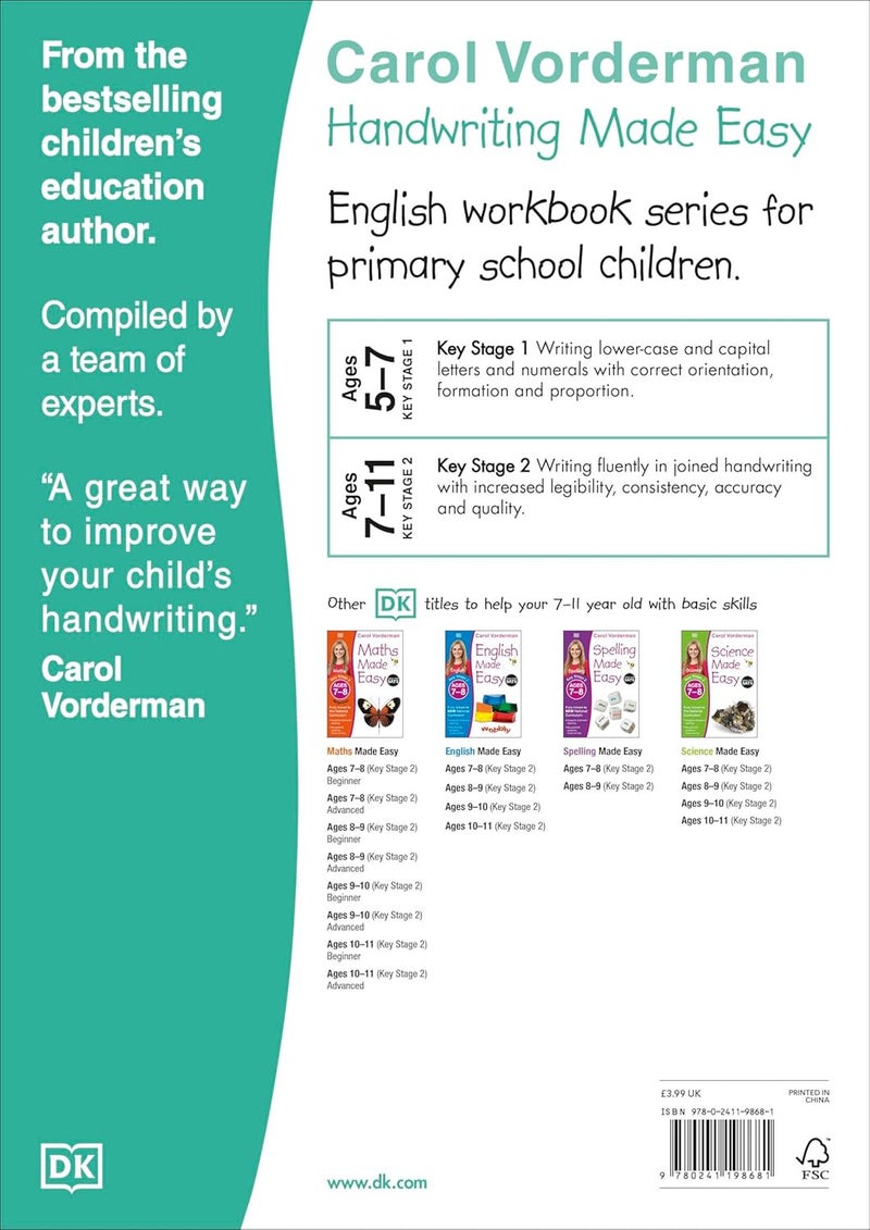 Handwriting Made Easy: Confident Writing, Ages 7-11 (Key Stage 2): Supports the National Curriculum, Handwriting Practice Book - Image 2