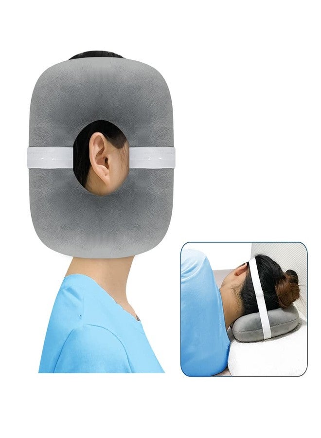 Mistuki Piercing Ear Pillow with Holes for Ear Pain Side Sleeping Donut Pillows Cnh Pressure Sore Relief Inflammation Ache Cushion Ear Guard Pad with a Strap Ultimate Comfort and Protection - Image 1