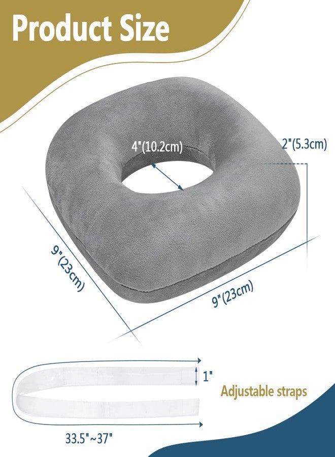 Mistuki Piercing Ear Pillow with Holes for Ear Pain Side Sleeping Donut Pillows Cnh Pressure Sore Relief Inflammation Ache Cushion Ear Guard Pad with a Strap Ultimate Comfort and Protection - Image 2