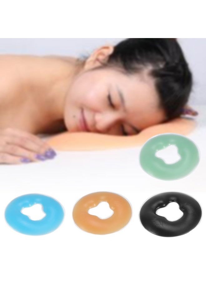 ZJchao - Silicone Pillow, Beauty SPA Massage Pillow Face Support Pillow Spa Massage Cushion Soft Massage Face Relax Pillow Headrest Beauty Salon Skin Care Relax Head Cushion (Green) - Image 1