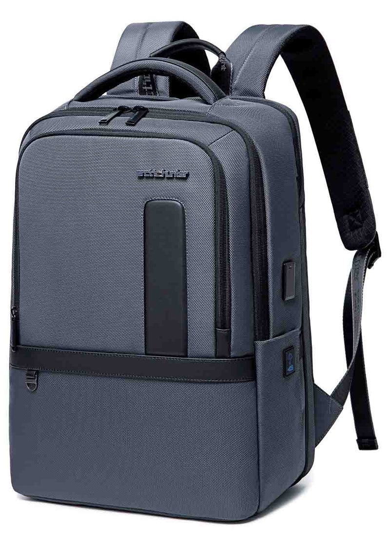 Durable School Laptop Backpack, Water Resistant Business Travel Expandable Bag with USB Charging Port for Work, Grey - pzsku/Z27A3DF5AFDE58BC9CFE0Z/45/_/1718339743/ee5cfcec-b5c3-4f36-a7a7-055af7170ff1