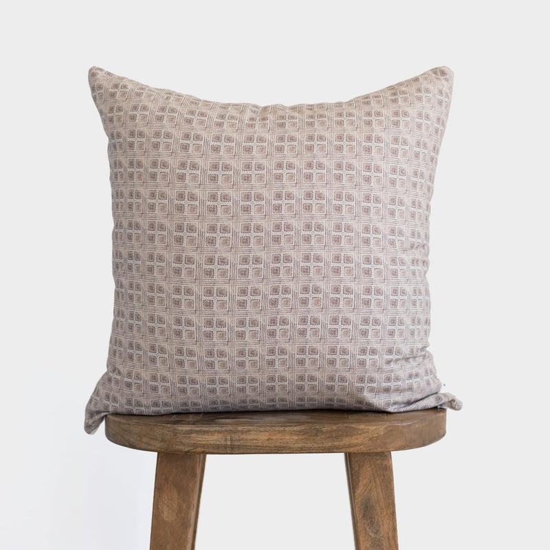 Woven Nook - Modern & Luxurious 22" x 22" Decorative Boho Throw Pillow Covers - Durable Quality & Machine Washable - 100% Cotton Canvas - Margot Design - 4 Pack (22" x 22") - Image 3