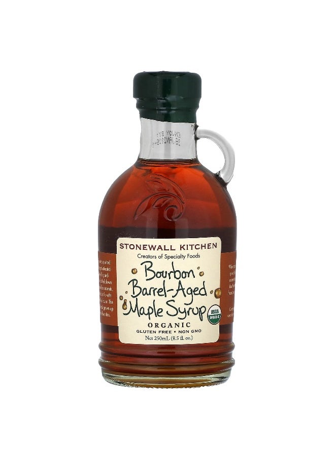 Stonewall Kitchen Stonewall Kitchen, Organic Bourbon Barrel-Aged Maple Syrup, 8.5 fl oz (250 ml)  - Image 1