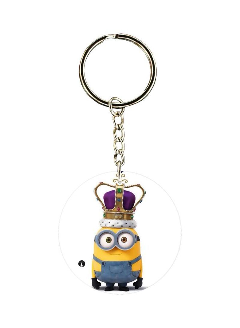 RKN Cartoon Printed Single Sided Pocket Keychain
