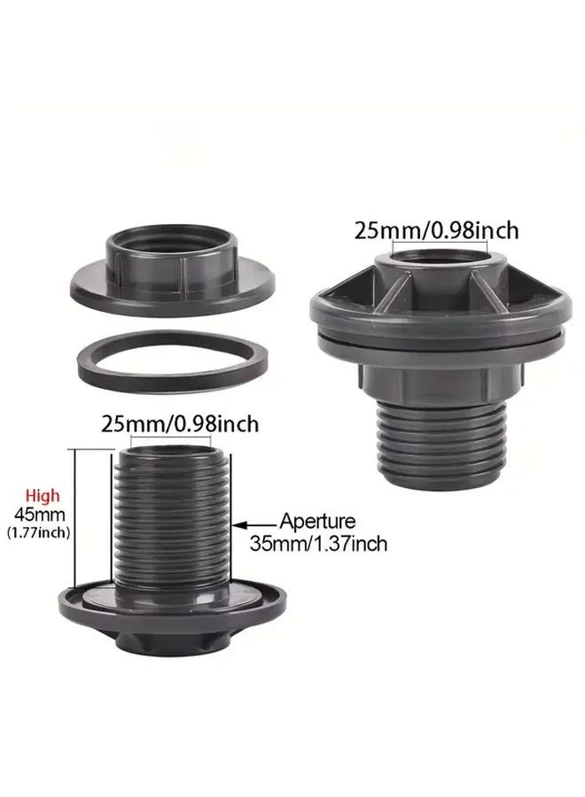 3l4 Inch Water Tank Adapter Leak Proof Plastic Connector G1 3 4 1 2 Inch Threads - Image 4