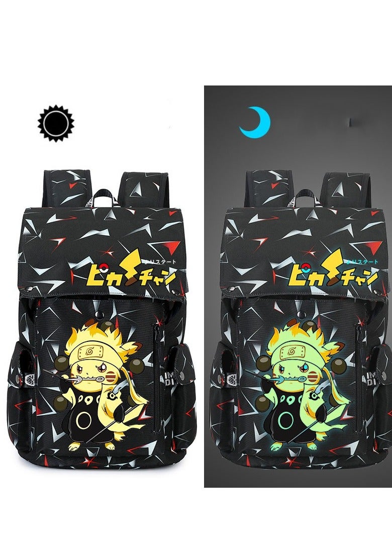 Cartoon Student Schoolbag Cute Primary School Student Backpack Large Capacity Luminous 29*17*43cm