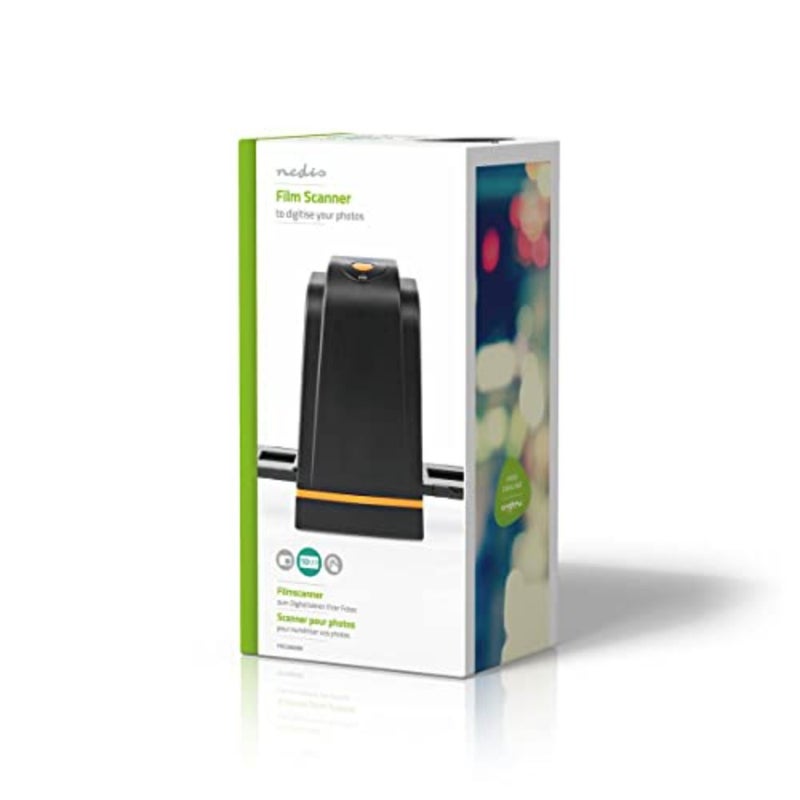Film Scanner for 35.0 mm film, black plastic housing, 10 MPixel resolution, 1800/3600 DPI scanning, 2-second scan time, USB-powered with included software - Image 3