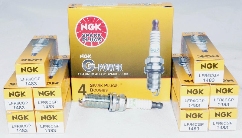 NGK Spark Plug LFR6CGP 1483 Pack of 10 - Image 2