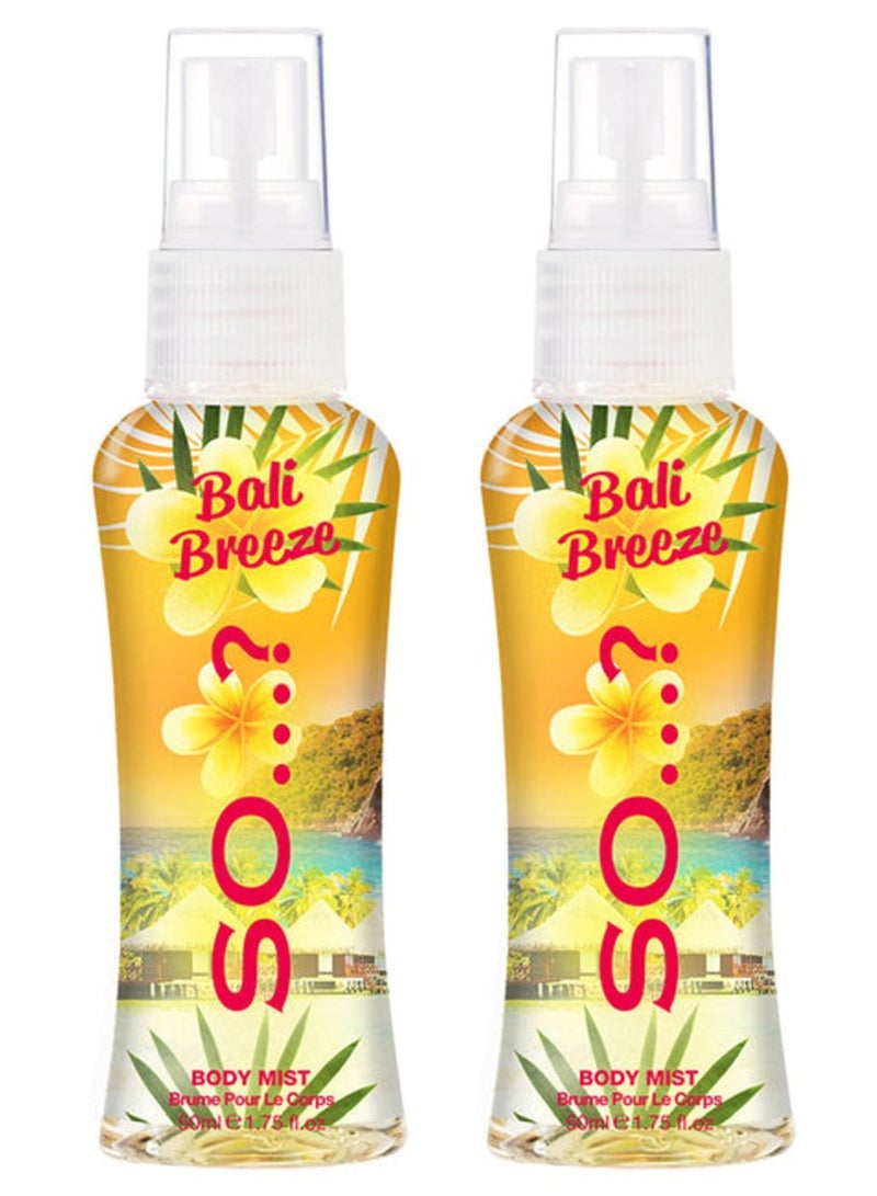 So..? Bali Breeze Body Mist 50*2ml