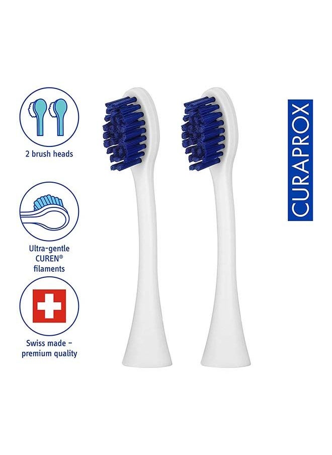 Curaprox Hydrosonic CHS 300 Power Duo Replacement Brush Heads, 2 Pieces - Curaprox Electric Toothbrush Heads / Replacement Toothbrush Heads - 2 Pack - pzsku/Z27A4467A69B6FAF5EE88Z/45/_/1662035219/4ecaf297-f9dd-41cf-9ed2-22b07bb60f57