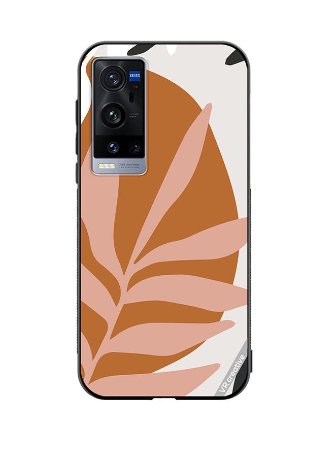 VR CREATIVE Protective Case Cover For Vivo X60 Pro Plus Leaf Tropical Design Multicolour - Image 1