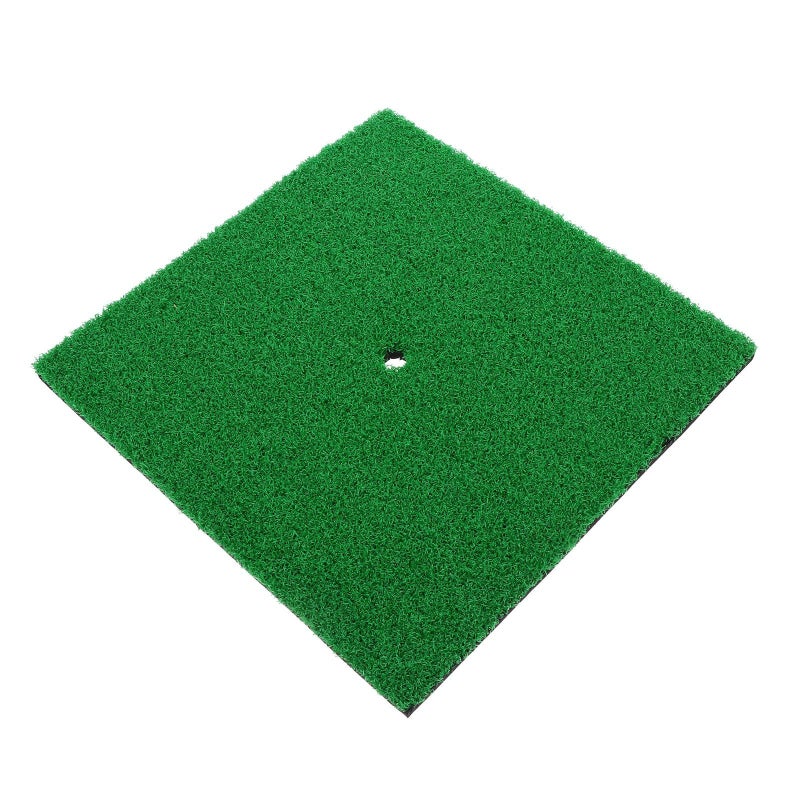 Portable Golf Practice Hitting Mat 30x30cm Turf Surface Indoor Outdoor Training Pad - Image 2