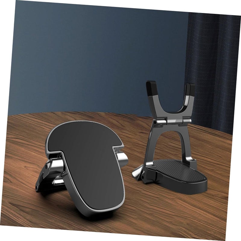 Aluminum Alloy Foldable Vertical Laptop Stand Portable Notebook Riser Holder for Desk Travel Home Black - Image 5