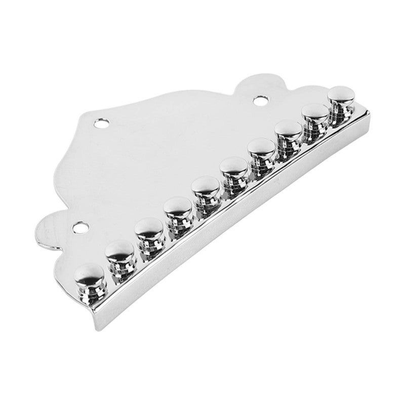 10 String Mandolin Tailpiece: Chrome Metal Construction - Tone & Resonance Enhancing Easy Install Tailpiece for Stage Performance, Instrument Repair and Upgrade - Image 4