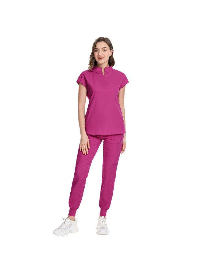 NIBEMINENT Medical Uniforms Women Scrubs Sets Nurse Nursing Work Clothes Beauty Salon Spa Work Clothes Surgical Suit Lab Hospital Overall - Image 1
