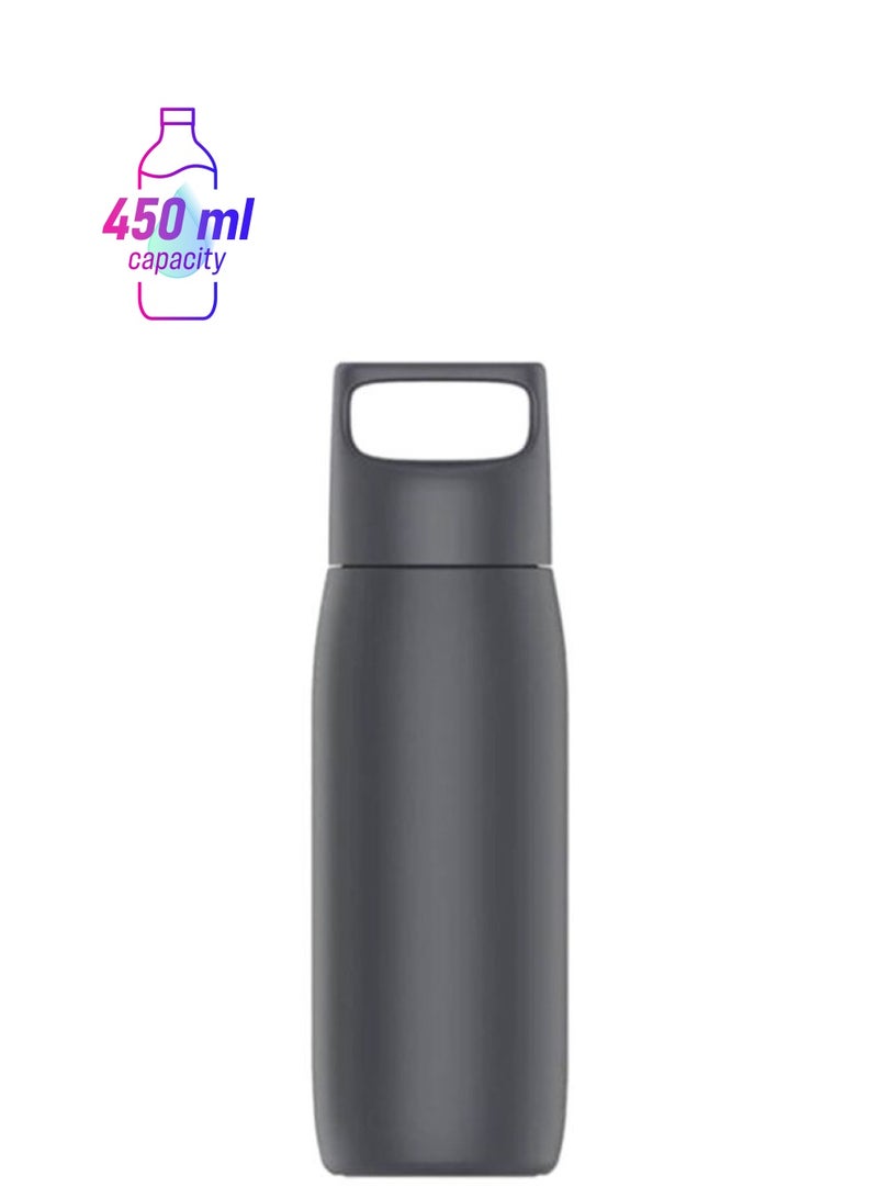 NIBEMINENT Vacuum Insulation Travel Bottle Black