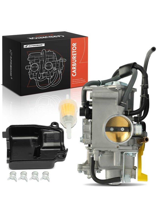 A-Premium 16100HN1A43 Carburetor Compatible with Honda Sportrax 400 TRX400EX 2x4 1999-2008, TRX400X 2x4 2009-2014 Replace# 16100HN1A42, 16100HN1A41 - Image 1