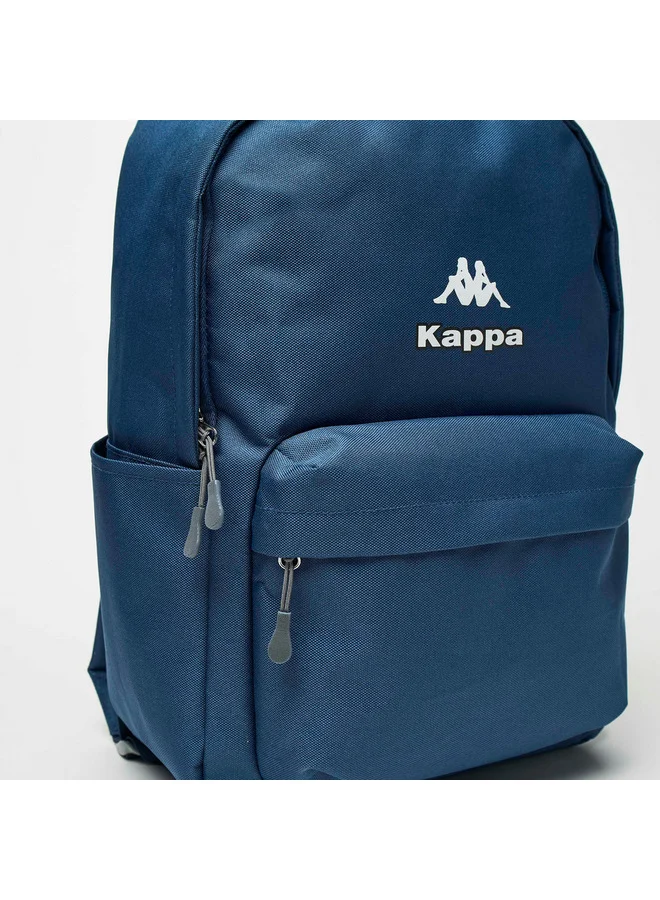 كابا Boys Logo Print School Backpack with Adjustable Straps and Zip Closure - 29x15x42 cm