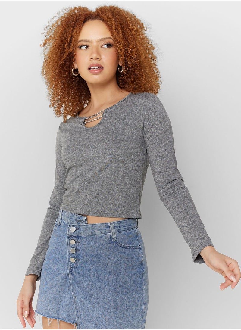 Ginger - Chain Detail Top - Image 1