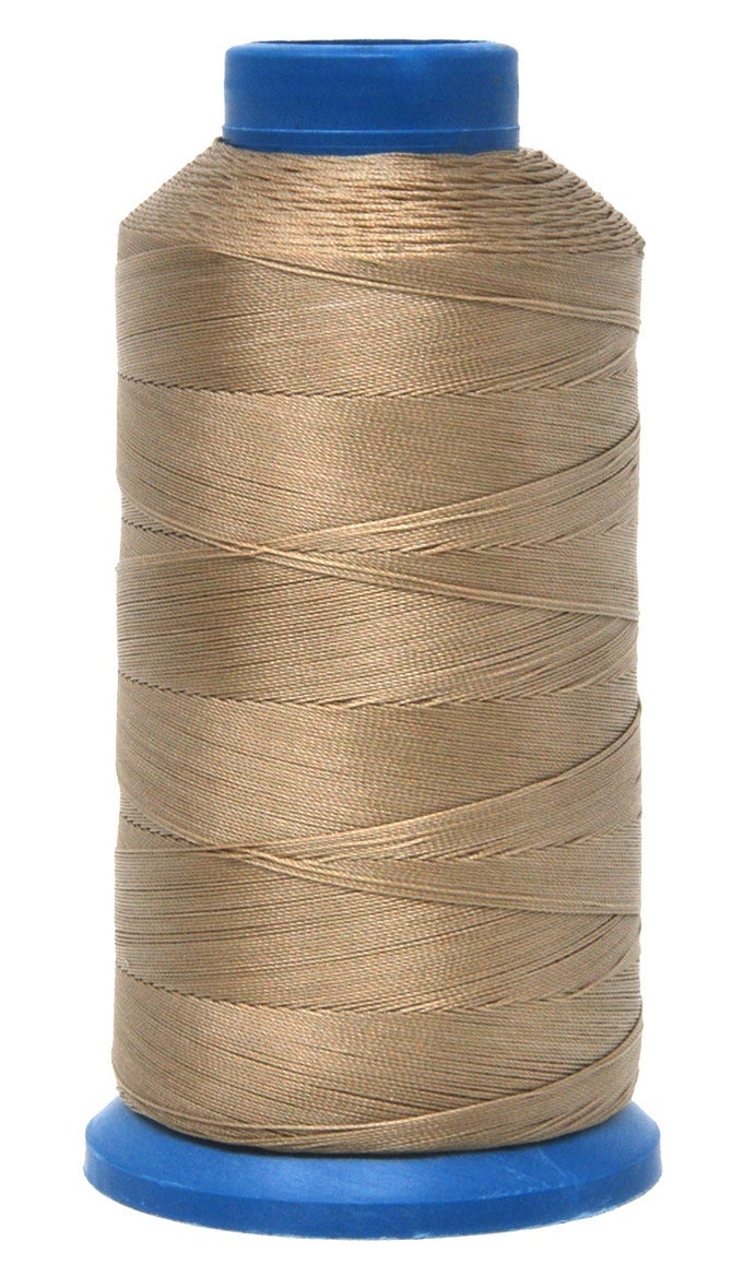 BONDED NYLON THREAD KHAKI HEAVY DUTY SEWING THREADS 1500 YDS SIZE 69 210D T70 TEX 70 THREAD FOR LEATHER JEANS WEAVING OUTDOOR MARINE UPHOLSTERY THREADS